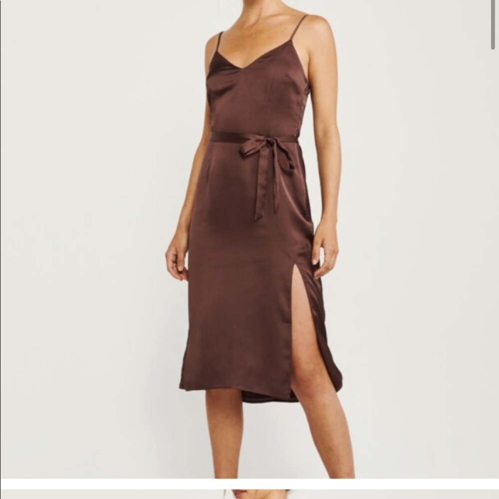 Abercrombie Satin Slip Dress